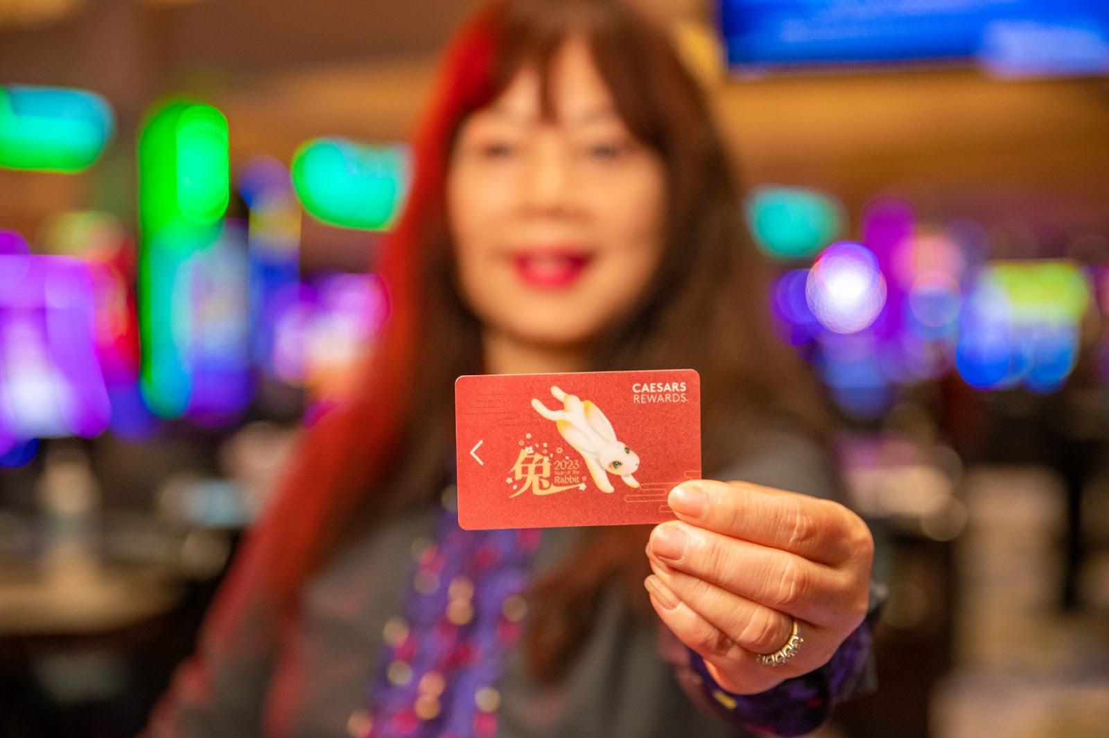 Lunar New Year Caesars Rewards cards