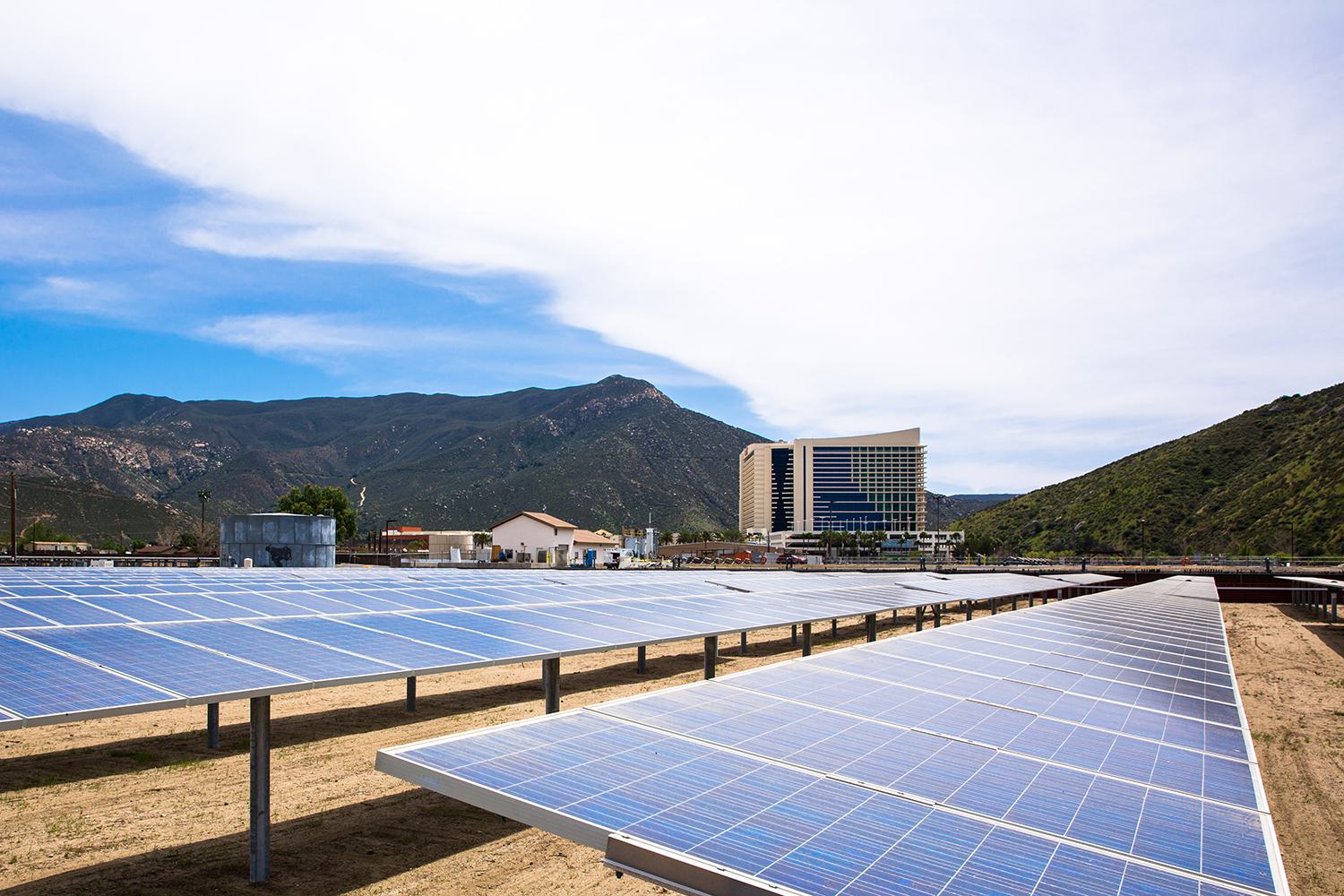 Harrah's Resort SoCal's solar field